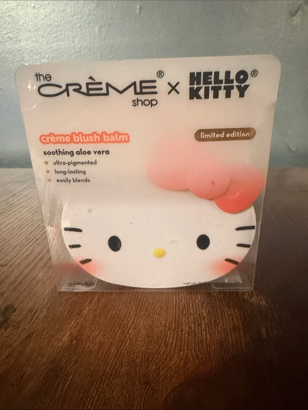 The Crème Shop x Hello Kitty Crème Blush Balm - with Aloe - Peach Puff